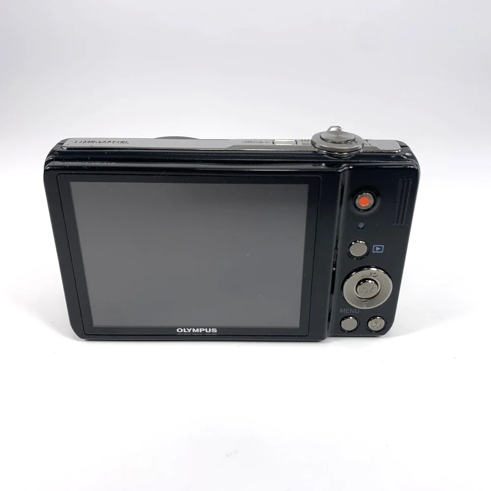 Olympus‎ VR-310 14mp Digital Camera w/ 3 Batteries Charger SD Card & Bag TESTED